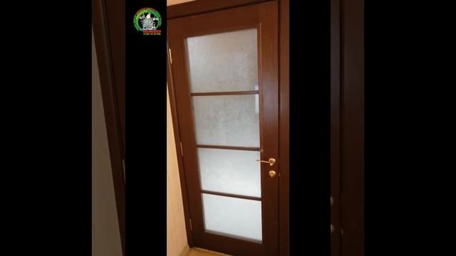 замена стекла в межкомнатной двери смотреть онлайн