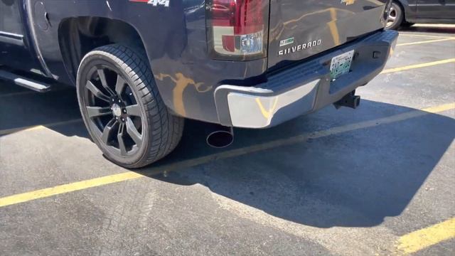 2009 Chevy Silverado LT 5.3L V8 TRUE DUAL EXHAUST w/ STRAIGHT PIPES! смотреть онлайн