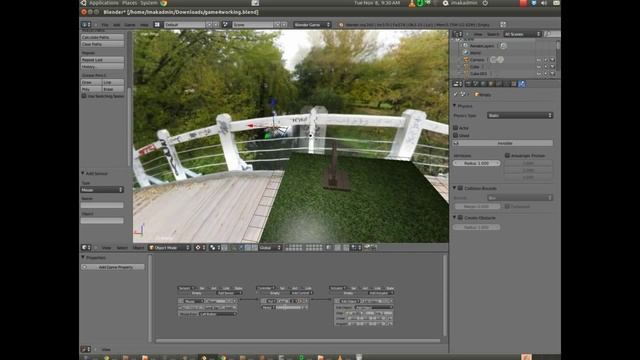 Blender Game Tutorial (2.6) --Part 5 (Adding Mouse Controls with Python) смотреть онлайн