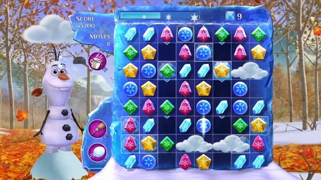 ALL LEVELS COMPLETED! FINALLY!! | Frozen free fall : snowball fight (PS4) смотреть онлайн
