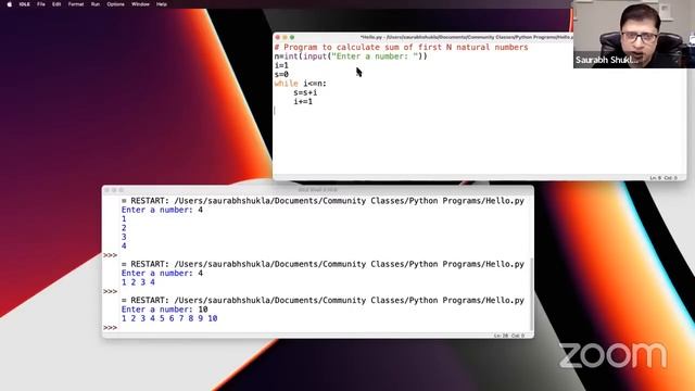 Loops in Python | LIVE Community Classes | MySirG смотреть онлайн