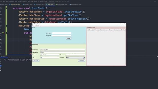 JAVA GUI Events Part D: Dynamic user interface and adding shortcut keys to menu смотреть онлайн