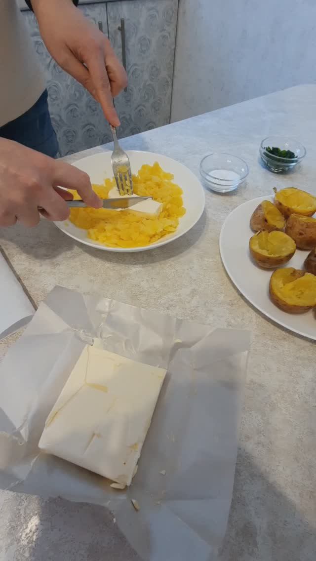 Печёный картофель