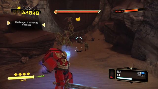 1 BLOOD ANGEL vs ARMY OF ORKS! - Warhammer 40K: Space Marine, Hab Center Assault (1-5 waves) смотреть онлайн