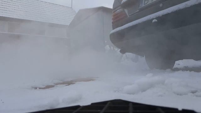 W124 3.0 Turbo Diesel - OM603 - Cold Start At -18C