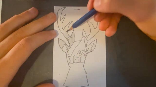Sketch #40 | Animal silhouette, Moose [Sketches Everyday] смотреть онлайн