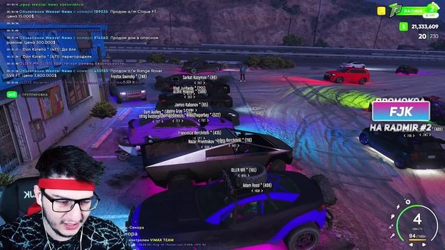 УДАЧНЫЙ НАЛЕТ НА КИБЕРТРАКЕ НА HUMAN LABS В ГТА 5 РП РАДМИР / GTA 5 RP RADMIR смотреть онлайн