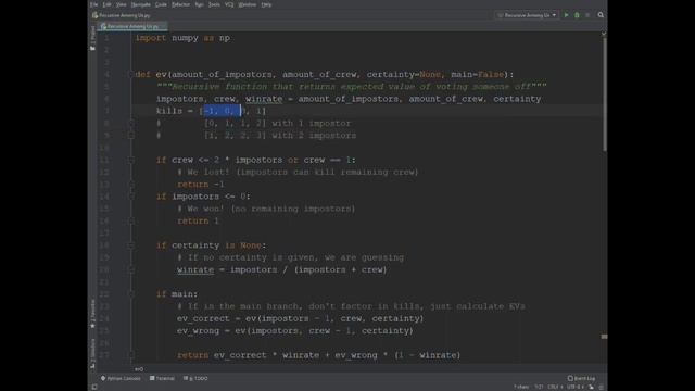 Recursive Python Algorithm to Model Among Us смотреть онлайн