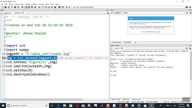 5.1) read & write image by open cv смотреть онлайн