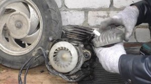 Разборка двигателя HONDA LEAD 50