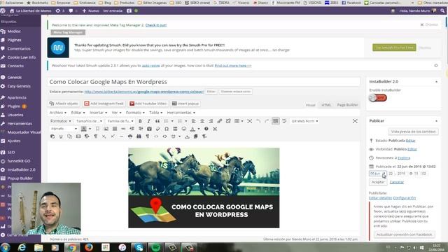 Como Programar Tus Entradas En Wordpress 2016 смотреть онлайн