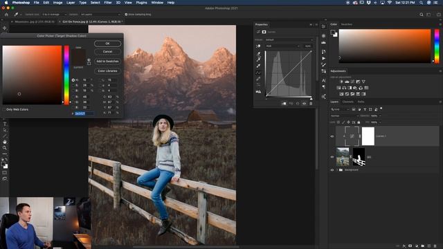How To Blend Photos Into A New Background With Photoshop смотреть онлайн