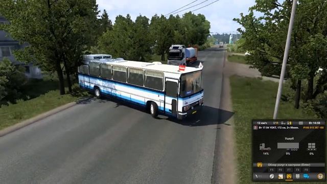 Карта Сибири! Курган-Уфа! Остановка: Челябинск! ETS2 смотреть онлайн