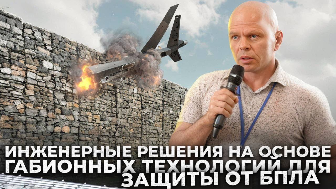 Инженерные решения на основе габионных технологий для защиты от БПЛА смотреть онлайн