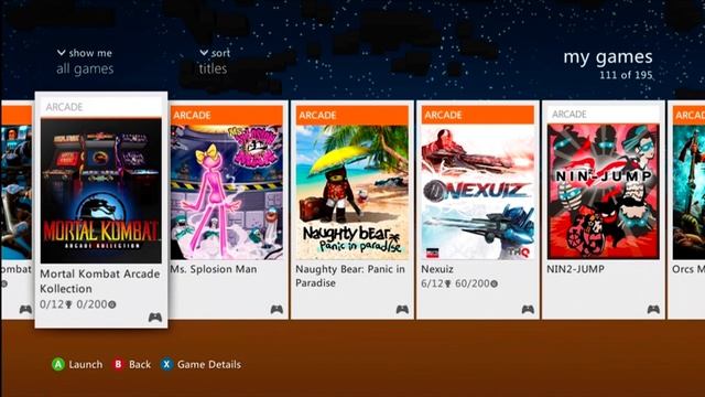 Gors Xbox Live Arcade Game Collection