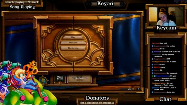 Keyori x Crunchy Fanfic Hearthstone Stream смотреть онлайн