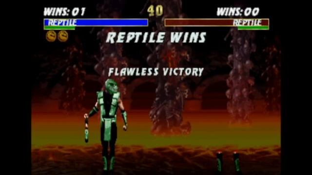 Ultimate Mortal Kombat 3 (Sega Saturn) - Shang Tsung Morph Glitch смотреть онлайн