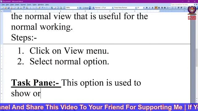 View menu in Microsoft Excel 2003 all option in hindi | Ms office excel View menu | Hindi - Part-01 смотреть онлайн