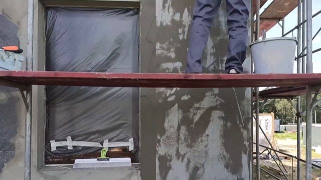Базовый армирующий слой клей Procontact, сетка Bautex FasadPro на Дом за 100 Дней на Open Village смотреть онлайн