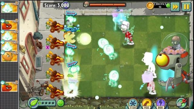 Plants vs Zombies 2 Final boss - Fila Mint Plant Level 2 Team Destroys All Final Boss! Who will win смотреть онлайн
