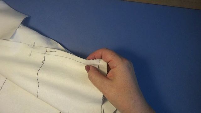 Подготовка макета Сметывание боковых швов