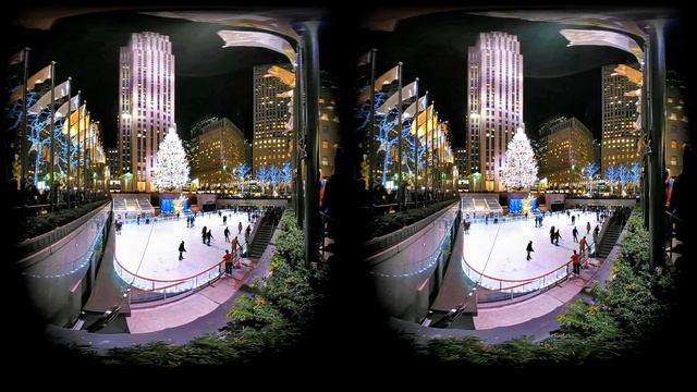 [VR180] Rockefeller Center - Christmas Ice Skating- New York City смотреть онлайн