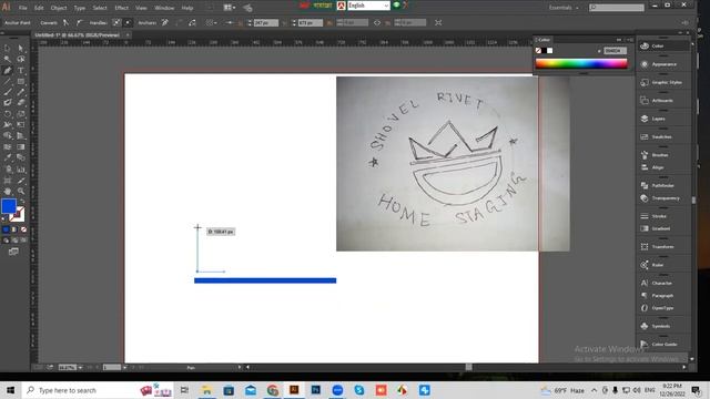 Sketch to Vector Logo Design Process. Illustrator Tutorial. How to design a Logo смотреть онлайн