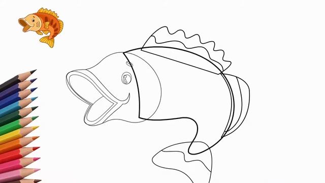 How to draw a beautiful fish смотреть онлайн