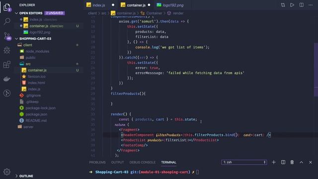 React JS Shopping Cart - Full Stack App Development #16 смотреть онлайн