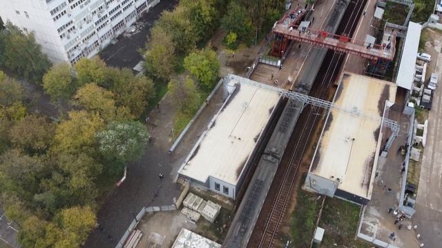 Строящиеся платформы "Тимирязевская" и "Петровско-Разумовская" савеловского направления смотреть онлайн