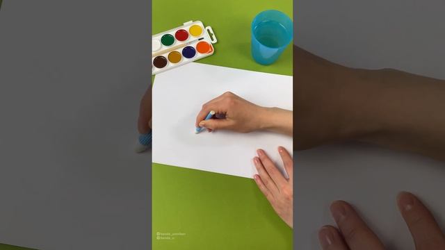 Волшебные рисунки акварелью и восковым мелком смотреть онлайн