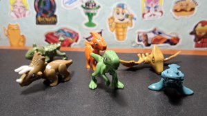 Мир ЮРСКОГО ПЕРИОДА из Киндер-Сюрпризов / Динозавры НАТУНС | Обзор раритетной коллекции!