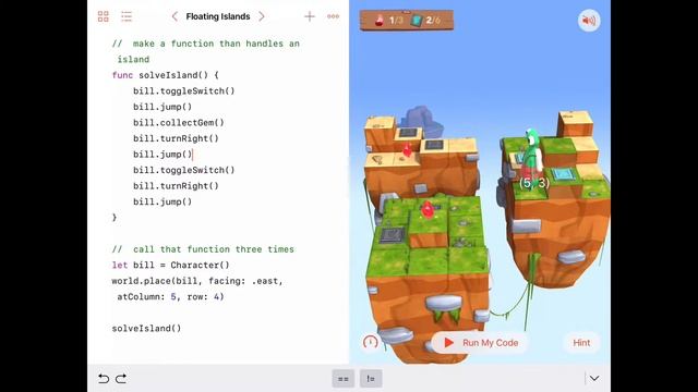 Floating Islands - Swift Playgrounds смотреть онлайн