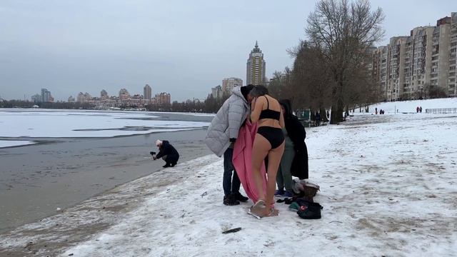ICE HOLE BATHING COLD WATER #14 | SWIMMING WINTER | EPIPHANY BAPTISM 6.01.2024 #bathing #epiphany