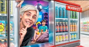 Я построил СЕКРЕТНУЮ комнату в ГИПЕРМАРКЕТЕ, которую вы НИКОГДА не найдете