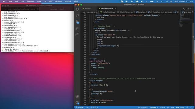 Add login functionality to a Vue CLI app in just three minutes смотреть онлайн