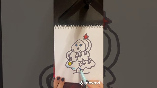 Рисуем елочку смотреть онлайн