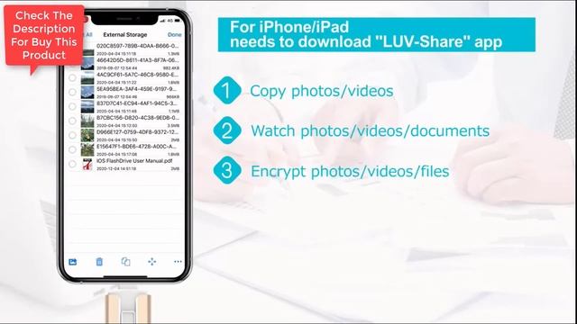 Sunany USB Flash Drive 256 GB Compatible with Phone and Pad, High Speed External Thumb Drives USB смотреть онлайн