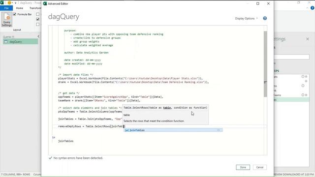Using .SelectRows() in MS Excel Power Query to Remove Empty Rows | Power Query M Language Syntax смотреть онлайн