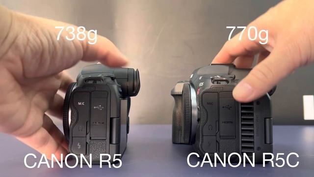 CANON R5 VS CANON R5C