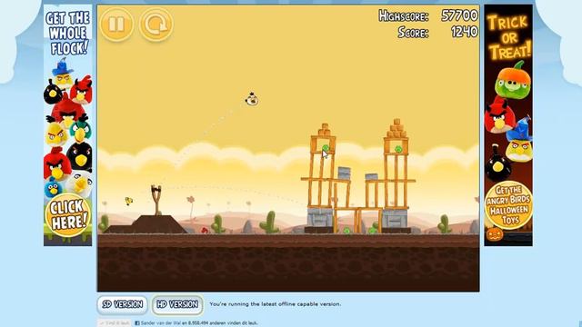 Angry Birds Chrome - Poached Eggs level 3-16 3 star walkthrough смотреть онлайн