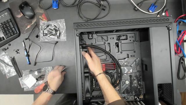 Kraken X53, Ryzen 5 3600 ReBuild in Matrexx 50 (raw - time lapse) смотреть онлайн