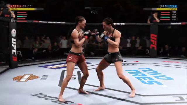 EA SPORTS UFC 3 Karolina Kowakiewicz VS Joanna Jedrzejcyk 2 смотреть онлайн
