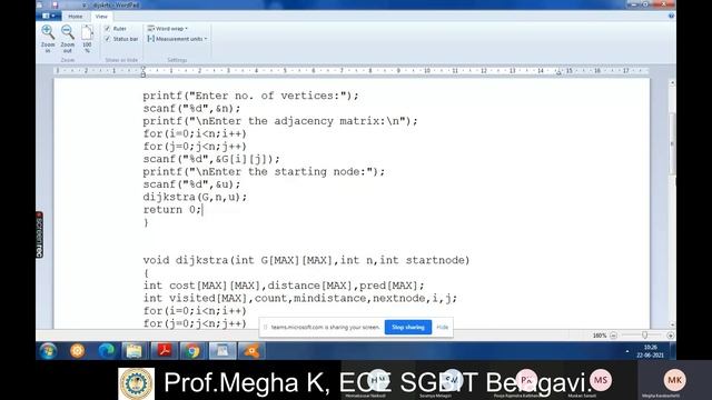Computer Networks Lab Experiment 3 Dijkstra's Algorithm смотреть онлайн