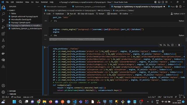 Clase 19. Conectores a BD: Psycopg2, SQLAlchemy, mysqlConnector y Pymysql смотреть онлайн
