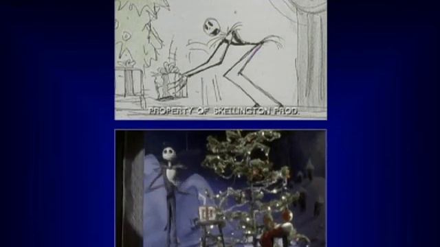 Nightmare Before Christmas - storyboard to film comparison смотреть онлайн