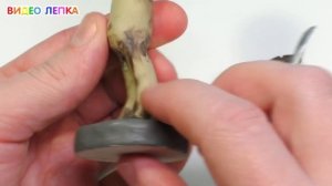 ЖИВАЯ СКУЛЬПТУРА SCP-173 из пластилина | Видео Лепка