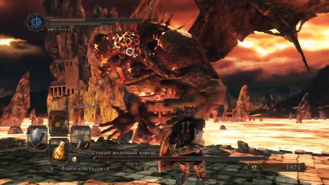 DARK SOULS™ II: Scholar of the First Sin|Старый железный король|Bossfight смотреть онлайн