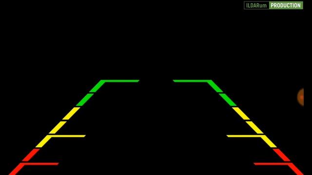 Камера заднего вида с динамической разметкой