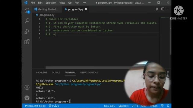➌-PYTHON TUTORIALS| what is Type() function in python |Rules of writing V̳a̳r̳i̳a̳b̳l̳e̳s̳ смотреть онлайн
